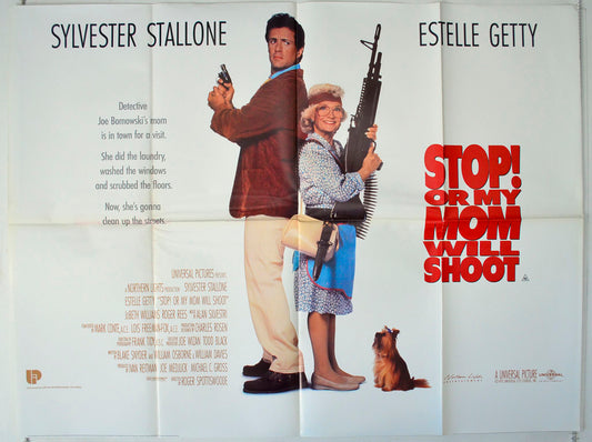 Stop Or My Mom Will Shoot Original British Quad Poster - Movie Poster