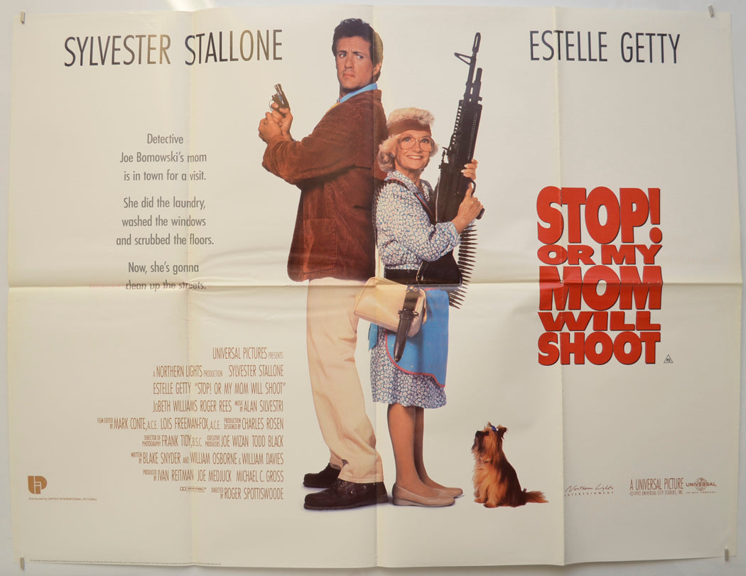 Stop Or My Mom Will Shoot Original Quad Poster - Film Poster - Movie Poster