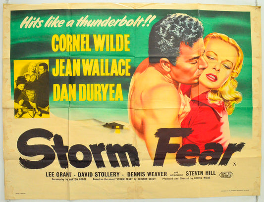 Storm Fear Original British Quad Poster - Film Poster - Movie Poster 