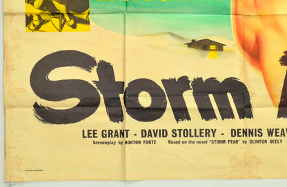 STORM FEAR (Bottom Left) Cinema Quad Movie Poster 