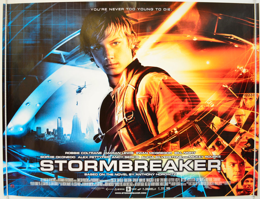 Stormbreaker Original Quad Poster - Film Poster - Movie Poster  