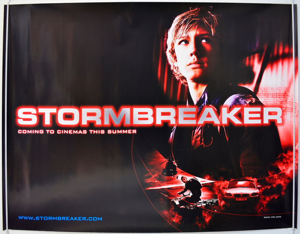 Stormbreaker  Original British Quad Poster - Film Poster - Movie Poster 