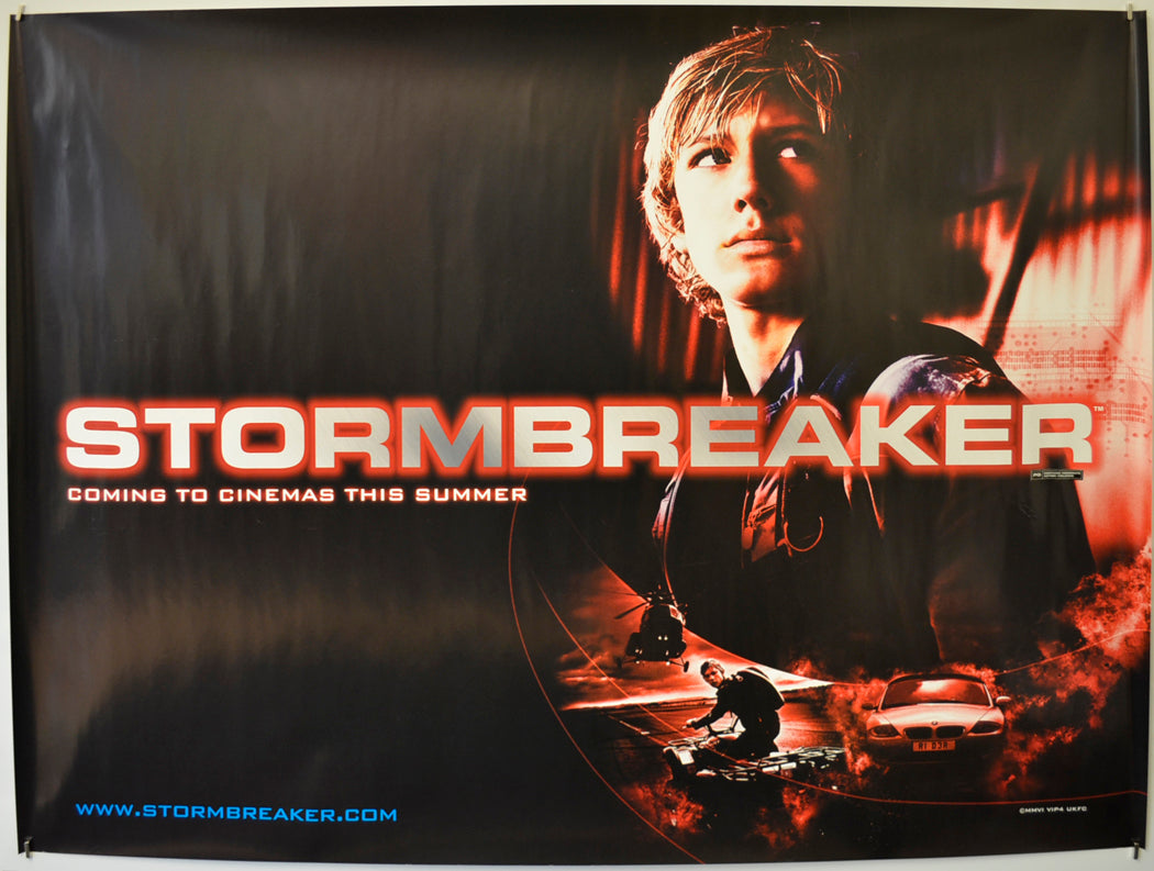 Stormbreaker  (Teaser / Advance Version)   Original Quad Poster - Film Poster - Movie Poster