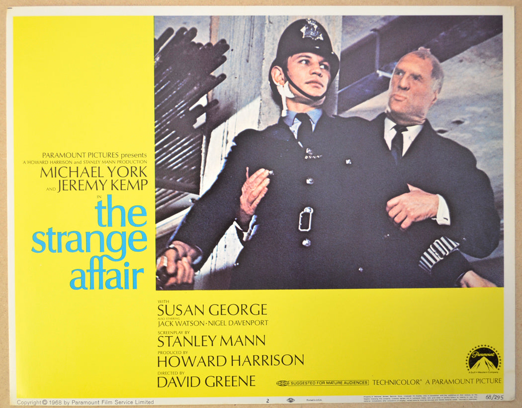 THE STRANGE AFFAIR (Card 2) Cinema Lobby Card Set 