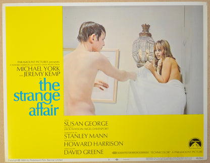 THE STRANGE AFFAIR (Card 3) Cinema Lobby Card Set 