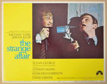 THE STRANGE AFFAIR (Card 5) Cinema Lobby Card Set 