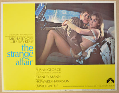 THE STRANGE AFFAIR (Card 6) Cinema Lobby Card Set 