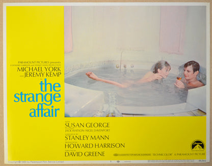 THE STRANGE AFFAIR (Card 7) Cinema Lobby Card Set 