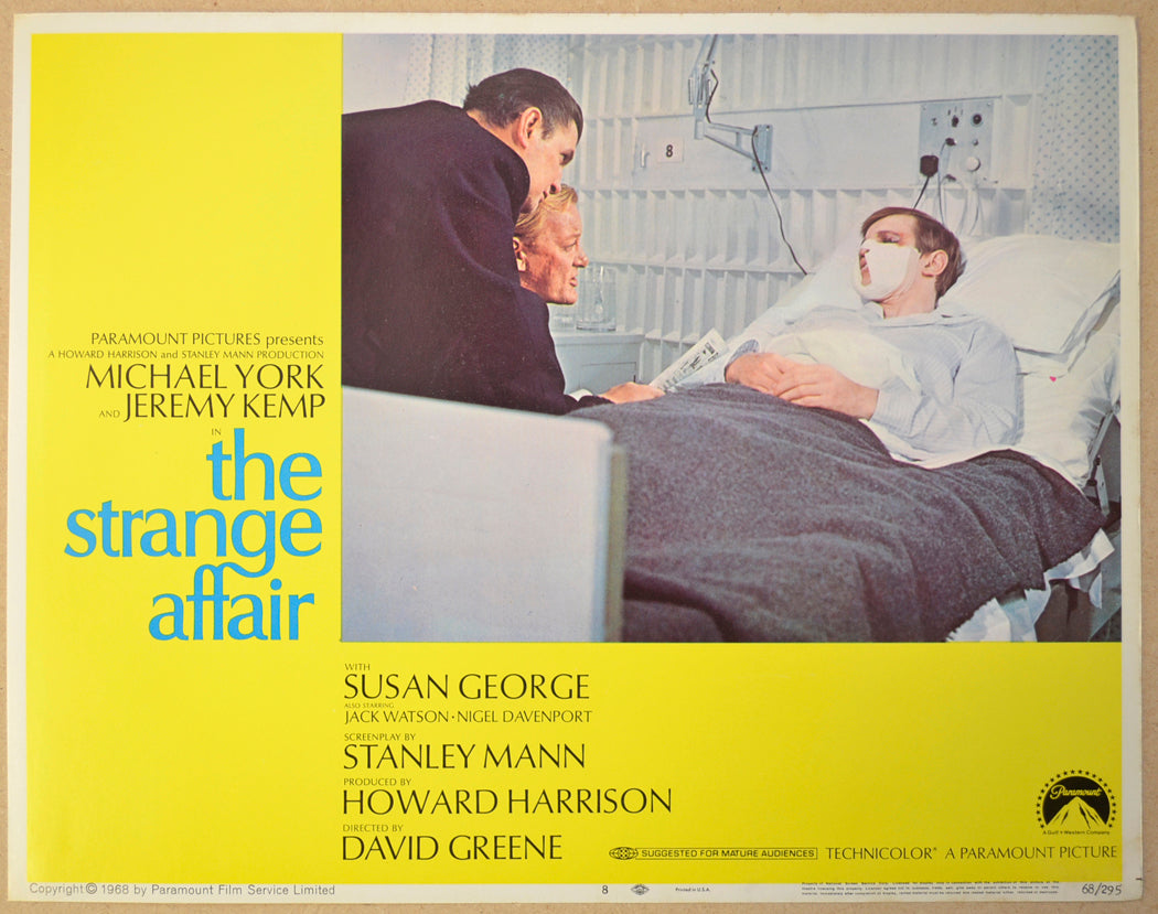 THE STRANGE AFFAIR (Card 8) Cinema Lobby Card Set 