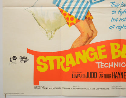 STRANGE BEDFELLOWS (Bottom Left) Cinema Quad Movie Poster 