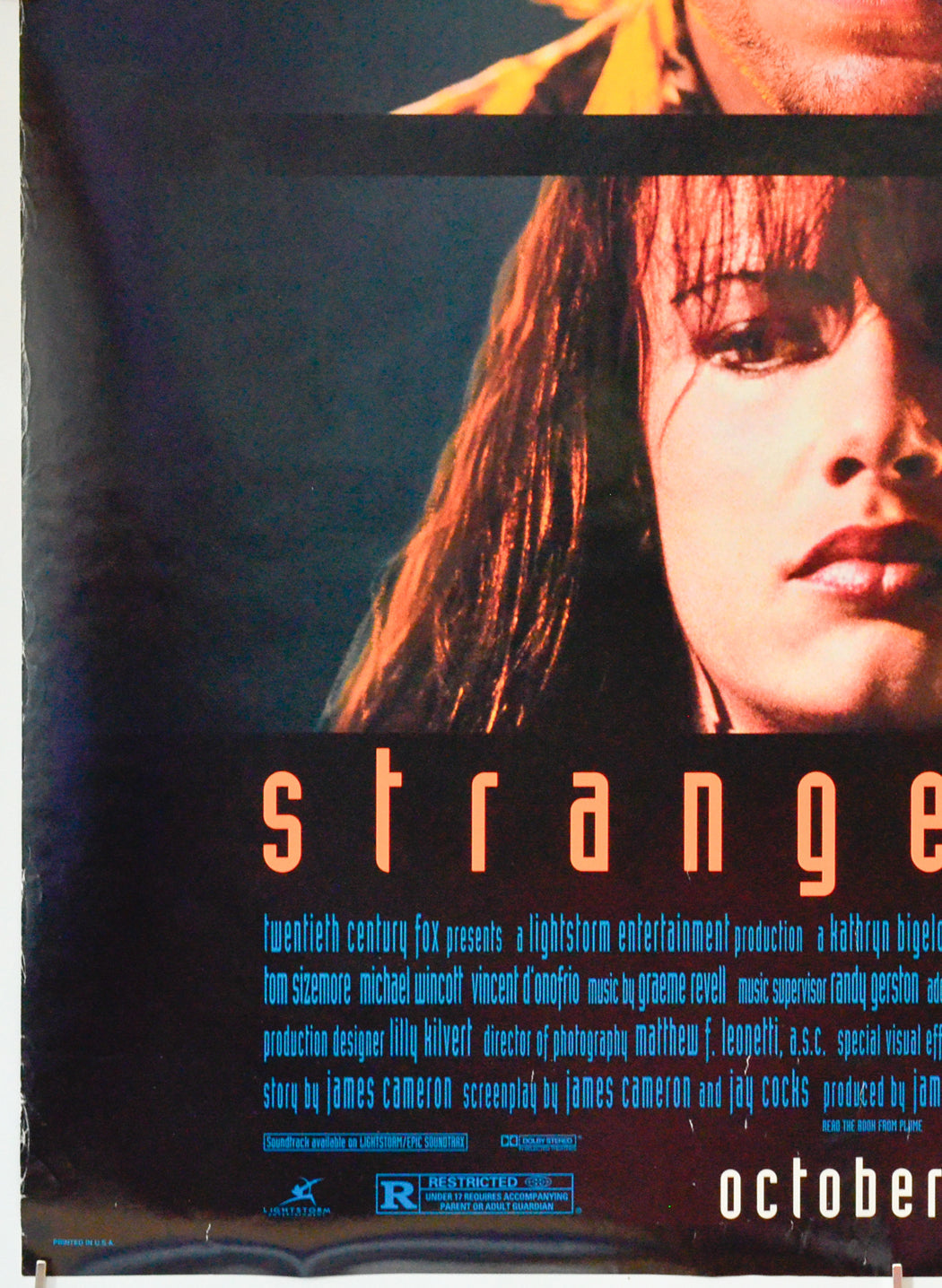 Strange Days (Bottom Left) Cinema One Sheet Movie Poster 