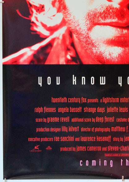 Strange Days (Bottom Left) Cinema One Sheet Movie Poster 