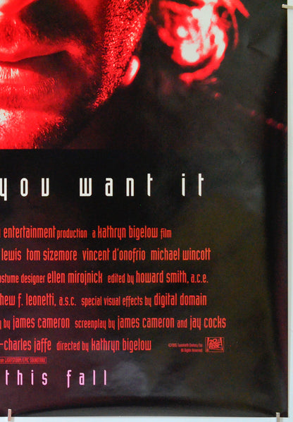 Strange Days (Bottom Right) Cinema One Sheet Movie Poster 