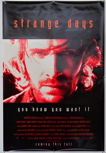 Strange Days - Original One Sheet Poster - Film Poster - Movie Poster 