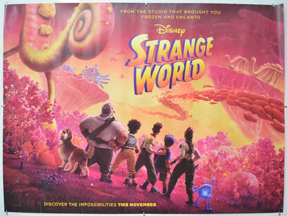 Strange World (Teaser / Advance Version) Original Quad Poster - Film Poster - Movie Poster  