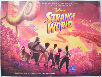 Strange World (Teaser / Advance Version) Original Quad Poster - Film Poster - Movie Poster  