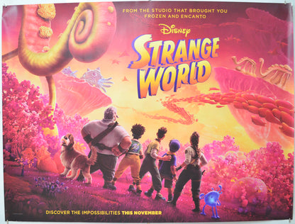 Strange World (Teaser / Advance Version) Original Quad Poster - Film Poster - Movie Poster 