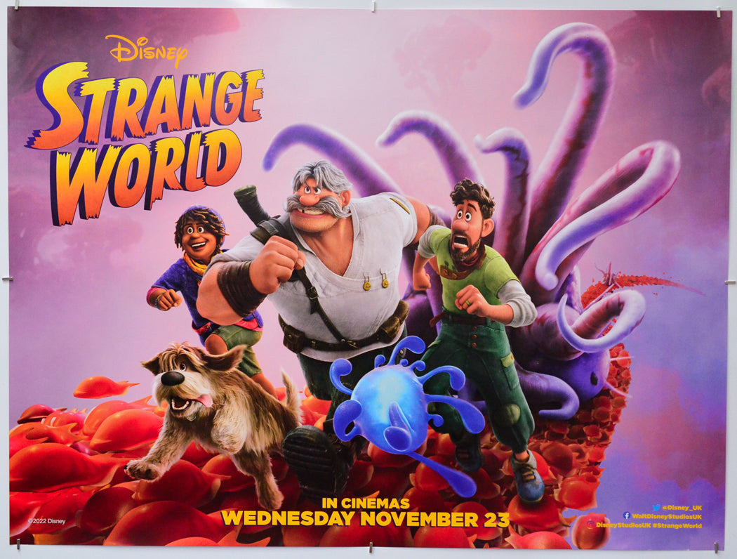 Strange World - Original Quad Poster - Film Poster - Movie Poster