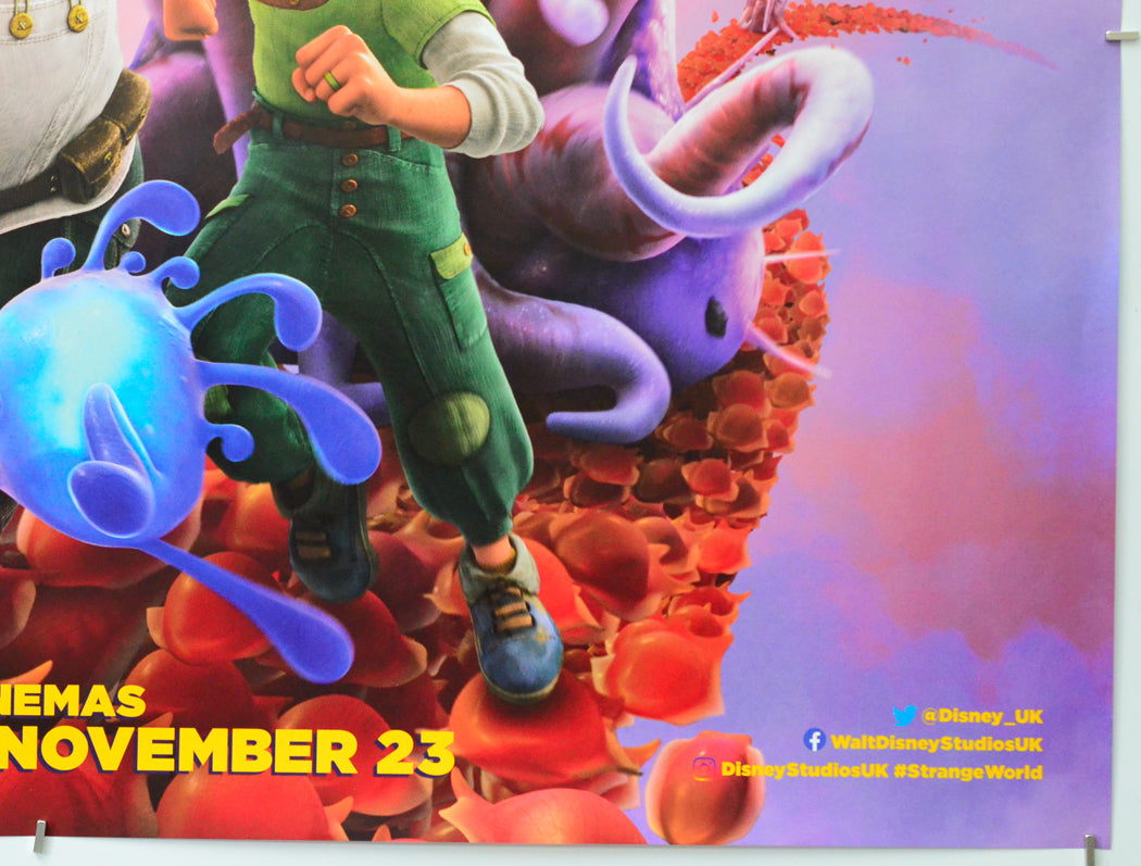 Strange World (Bottom Right) Cinema Quad Movie Poster 