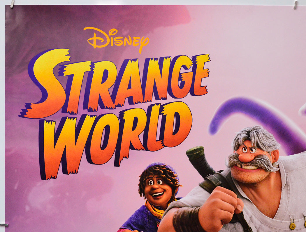 Strange World (Top Left) Cinema Quad Movie Poster 