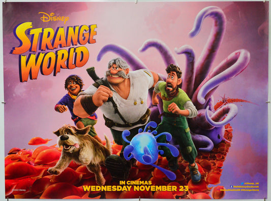 Strange World - Original Quad Poster - Film Poster - Movie Poster