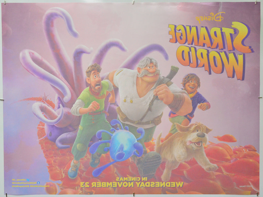 Strange World (Back) Cinema Quad Movie Poster 