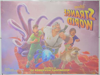 Strange World (Back) Cinema Quad Movie Poster 