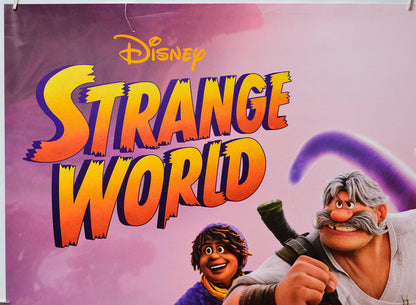 Strange World (Top Left) Cinema Quad Movie Poster 