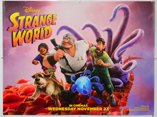 Strange World - Original Quad Poster - Film Poster - Movie Poster