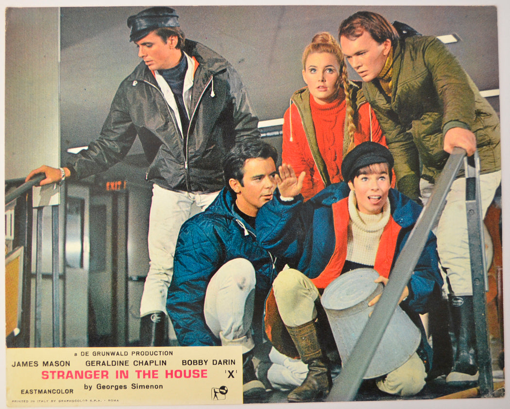 STRANGER IN THE HOUSE (Card 1) Cinema Colour FOH Stills / Lobby Cards 