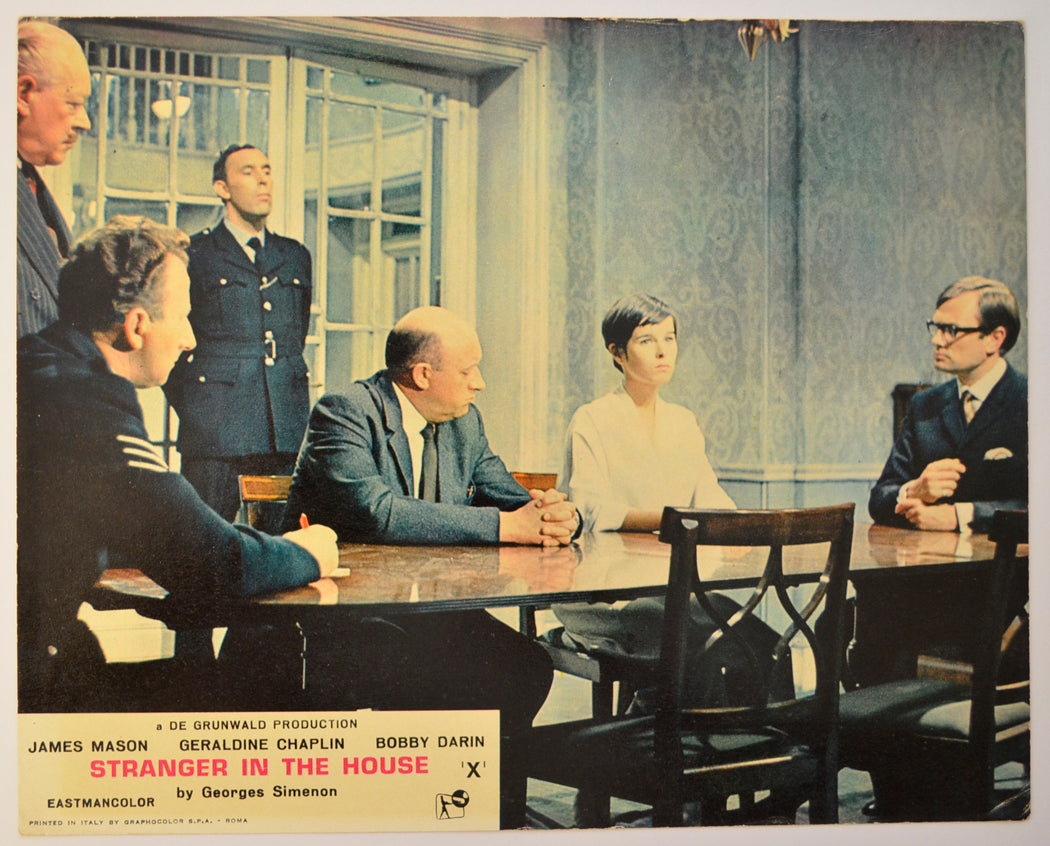 STRANGER IN THE HOUSE (Card 2) Cinema Colour FOH Stills / Lobby Cards 