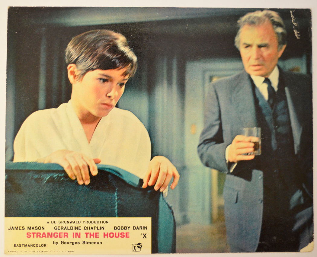 STRANGER IN THE HOUSE (Card 3) Cinema Colour FOH Stills / Lobby Cards 