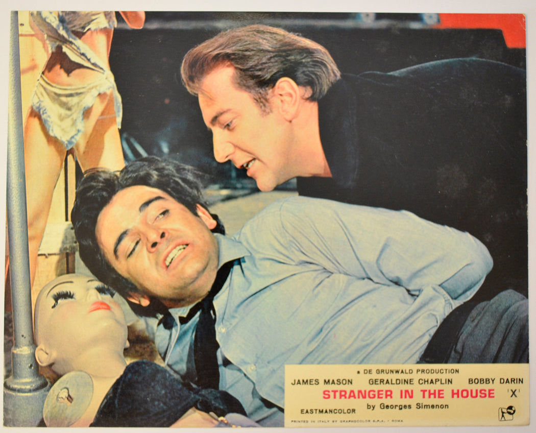 STRANGER IN THE HOUSE (Card 6) Cinema Colour FOH Stills / Lobby Cards 