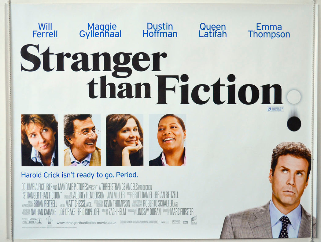 Stranger Than Fiction Original British Quad Poster - Movie Poster