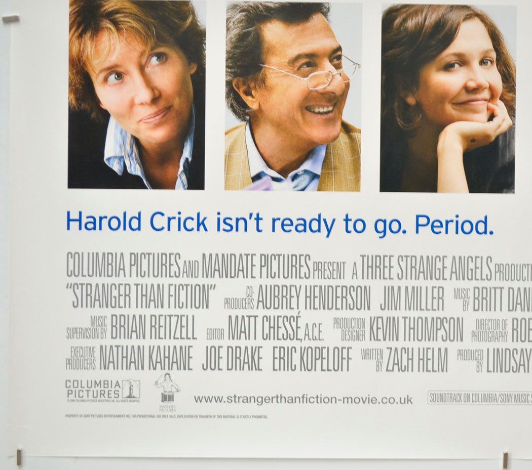 STRANGER THAN FICTION (Bottom Left) Cinema Quad Movie Poster 