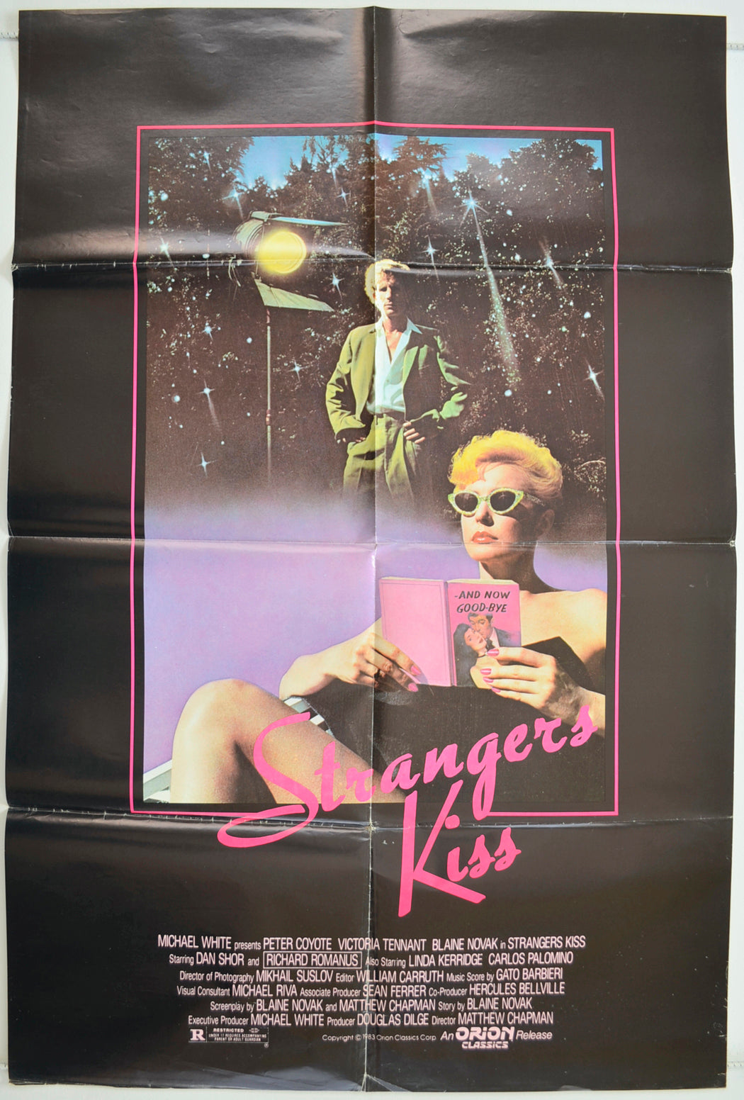 Strangers Kiss   Original One Sheet Poster - Film Poster - Movie Poster 