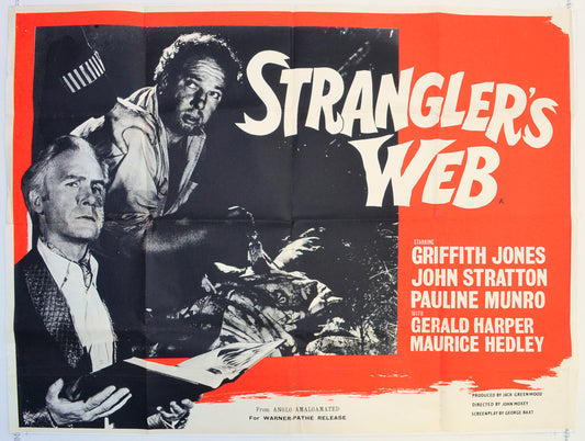 Strangler's Web  Original British Quad Poster - Film Poster - Movie Poster 