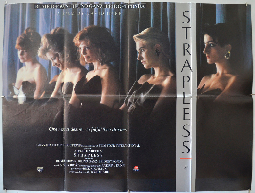 Strapless Original Quad Poster - Film Poster - Movie Poster  