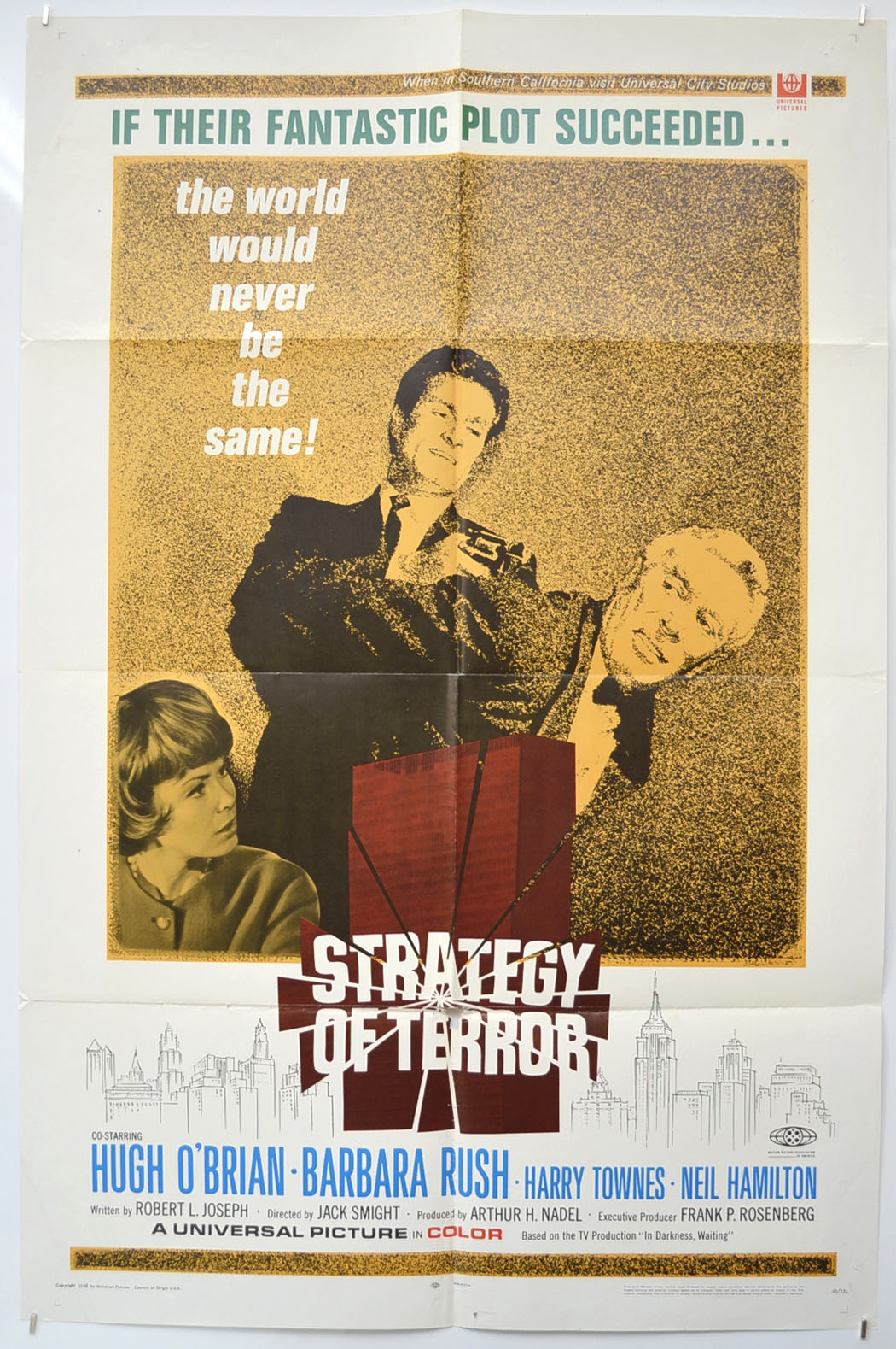 Strategy Of Terror  Original One Sheet Poster - Film Poster - Movie Poster