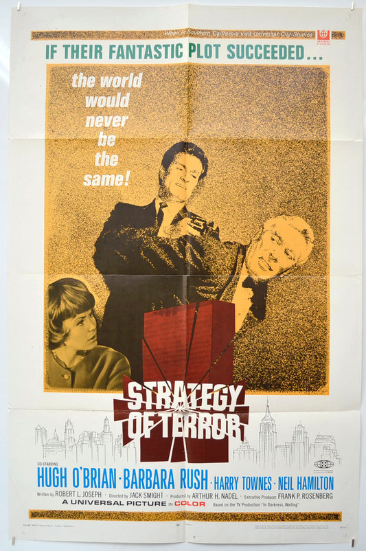 Strategy Of Terror  Original One Sheet Poster - Film Poster - Movie Poster