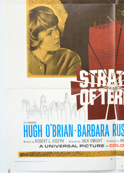 STRATEGY OF TERROR (Bottom Left) Cinema One Sheet Movie Poster 