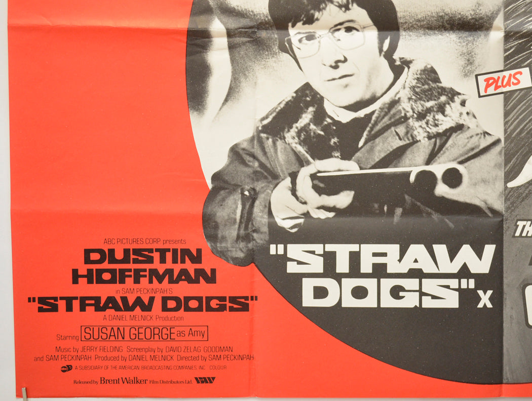 STRAW DOGS / FOOD OF THE GODS (Bottom Left) Cinema Quad Movie Poster 