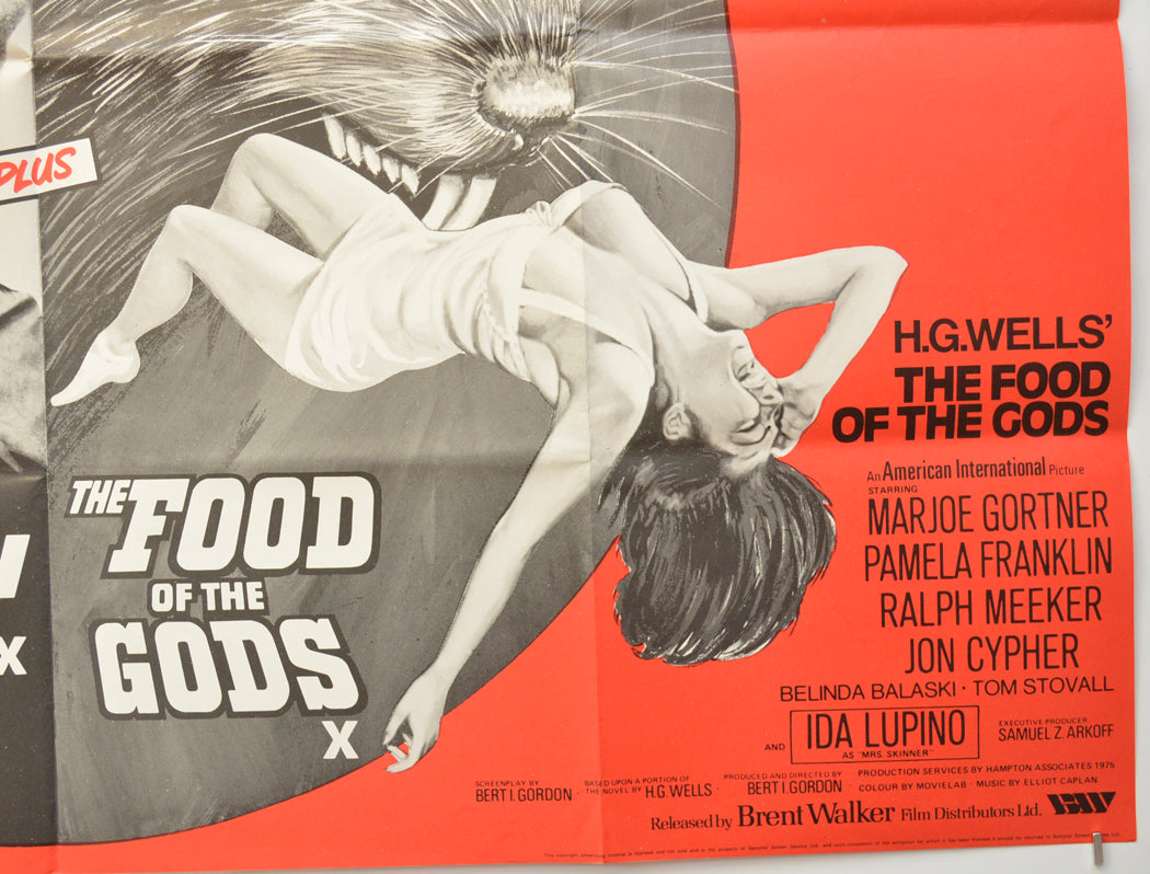 STRAW DOGS / FOOD OF THE GODS (Bottom Right) Cinema Quad Movie Poster 