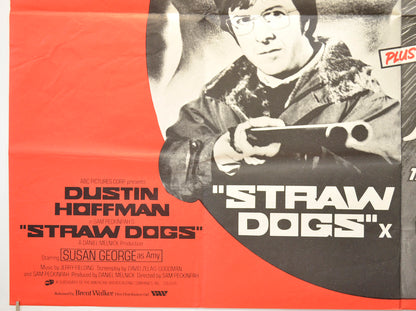 STRAW DOGS / FOOD OF THE GODS (Bottom Left) Cinema Quad Movie Poster 