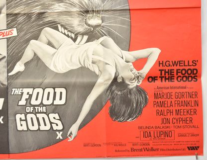 STRAW DOGS / FOOD OF THE GODS (Bottom Right) Cinema Quad Movie Poster 