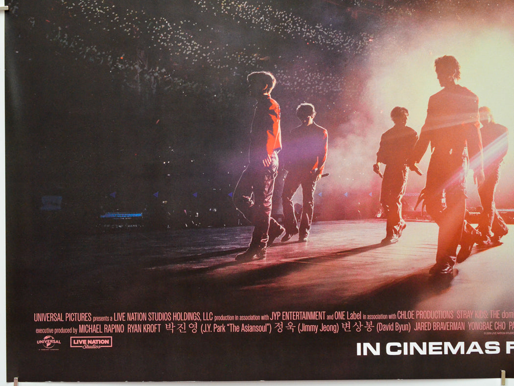 Stray Kids: The dominATE Experience (Bottom Left) Cinema Quad Movie Poster 