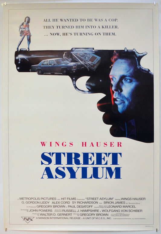 Street Asylum  Original One Sheet Poster - Film Poster - Movie Poster