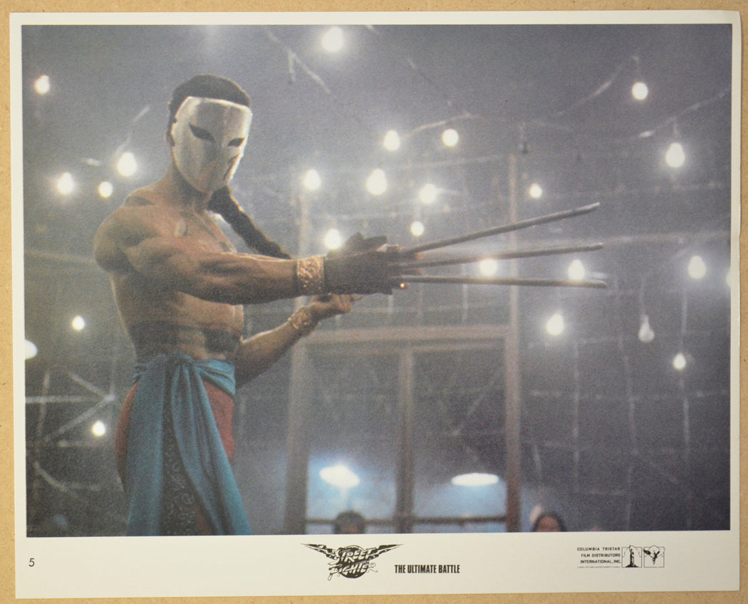 STREET FIGHTER (Card 5) Cinema Set of Colour FOH Stills / Lobby Cards 