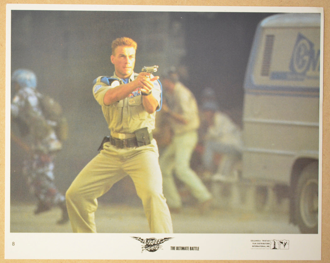 STREET FIGHTER (Card 8) Cinema Set of Colour FOH Stills / Lobby Cards 