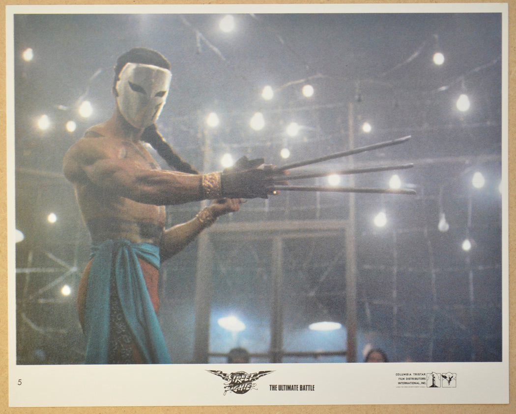 STREET FIGHTER (Card 5) Cinema Set of Colour FOH Stills / Lobby Cards 